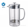 high quality double walled glass coffee french press